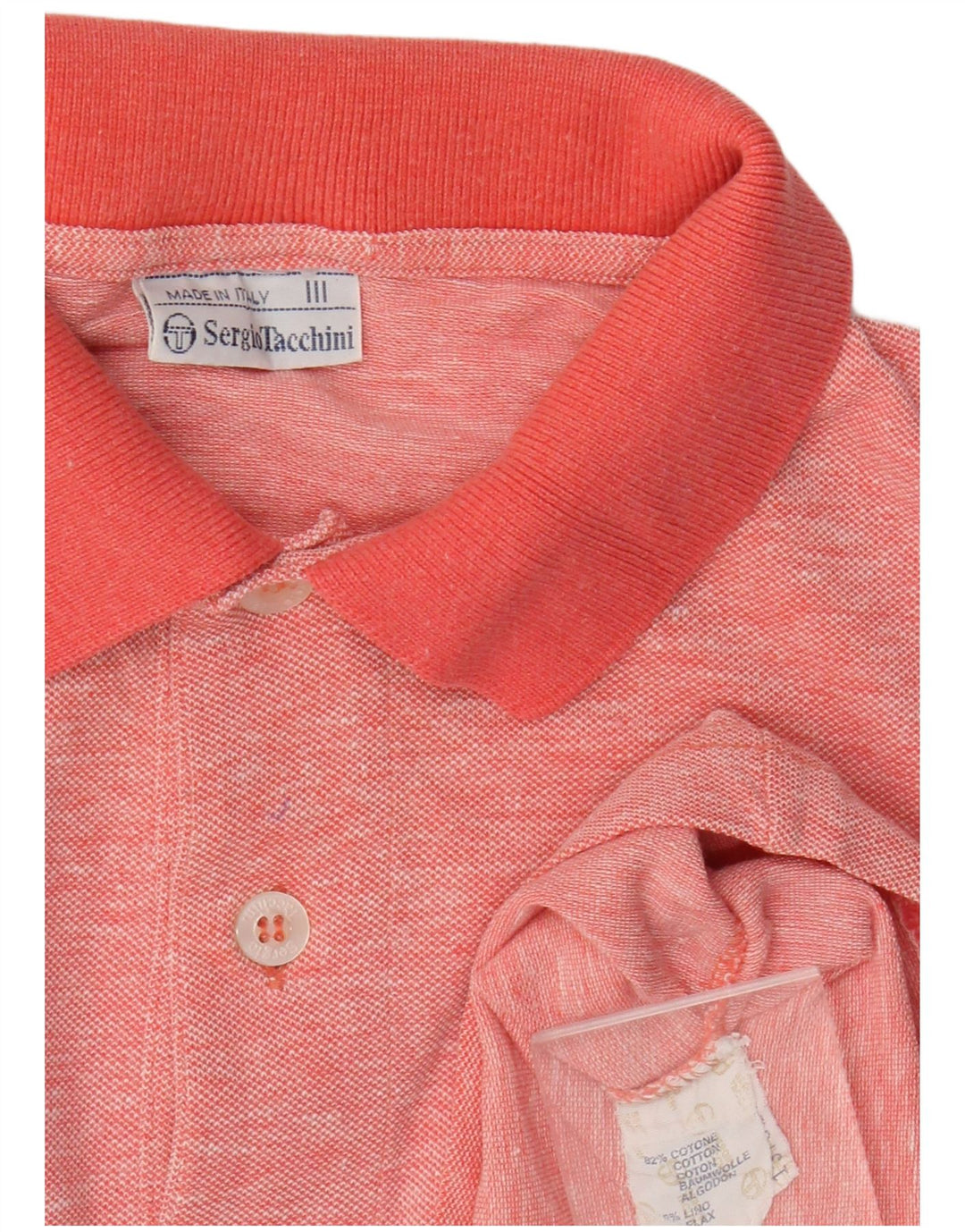 Polo Uomo Sergio Tacchini Cotone Rosa Medio
