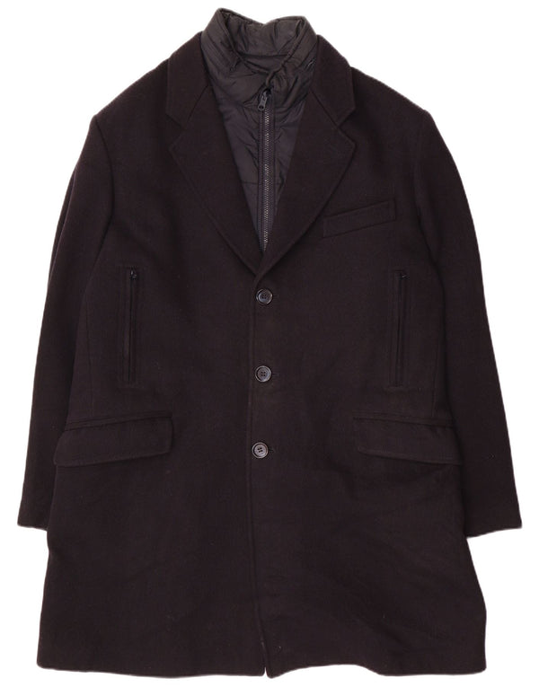 Cappotto da uomo Fay UK 44 2XL Lana blu navy