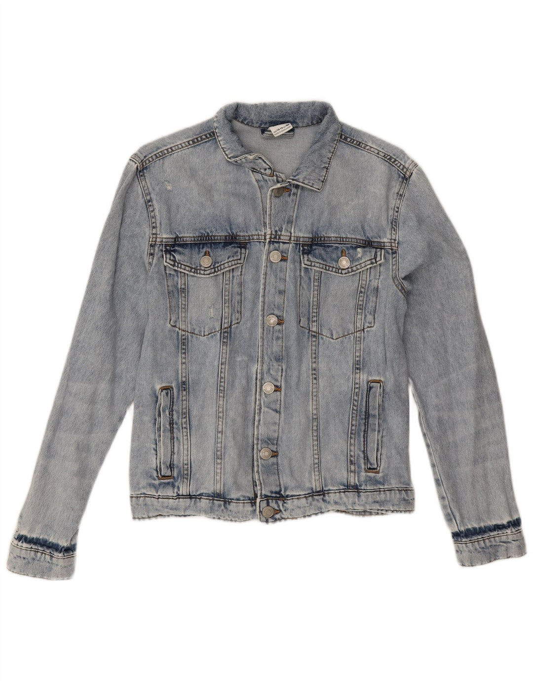 Giacca Jeans Bambina Zara 13-14 Anni Cotone Blu
