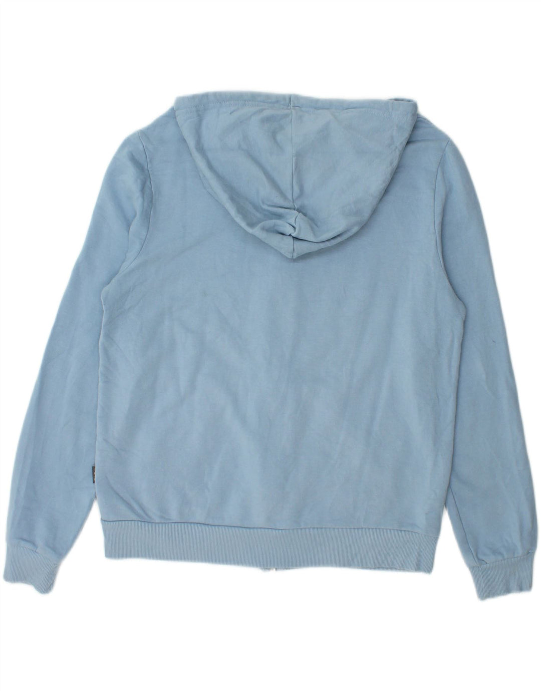 Felpa con cappuccio e zip da donna Eddie Bauer UK 14 Viscosa blu medio