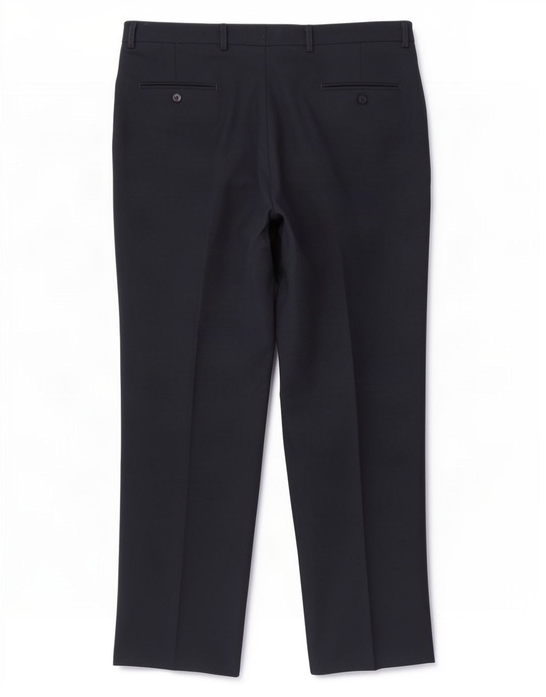 Pantaloni da abito dritti da uomo Farah W40 L31 poliestere blu navy