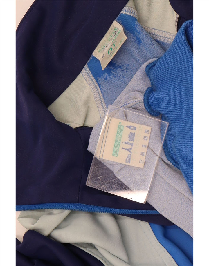 Giacca da tuta da donna Ennerre UK 20 2XL Poliammide color block blu