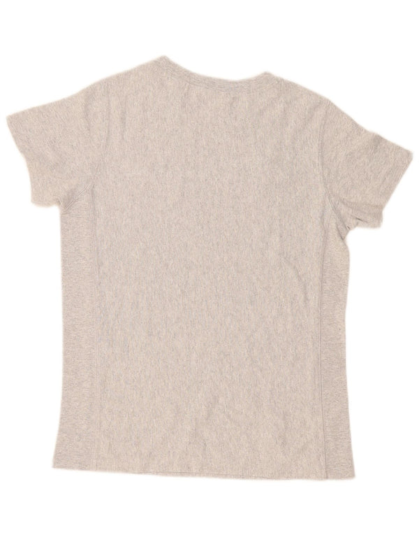 T-shirt grafica da uomo Champion Top piccola grigia chiazzata