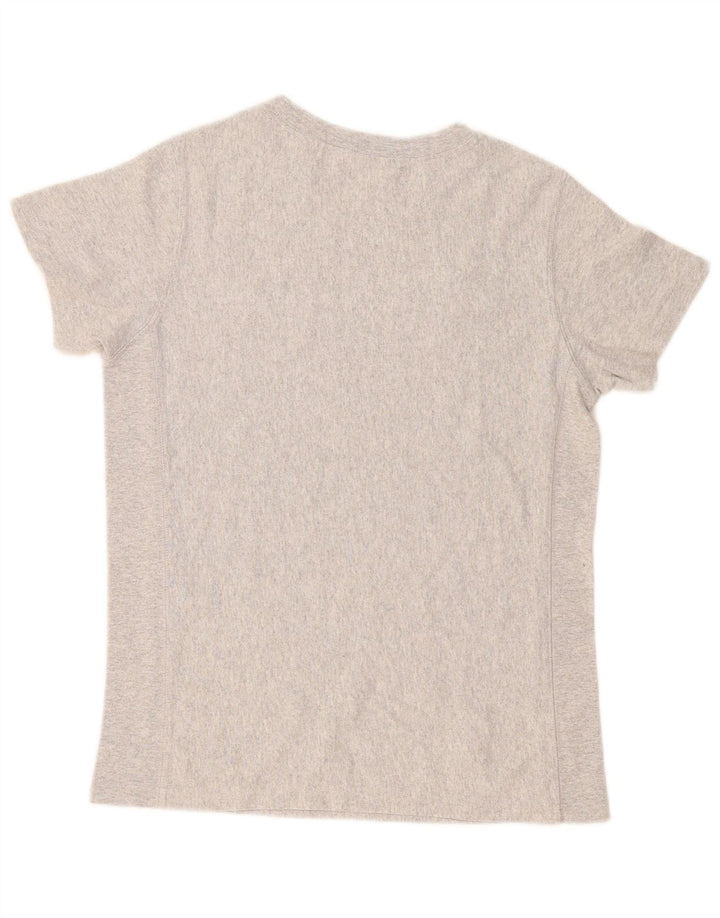 T-shirt grafica da uomo Champion Top piccola grigia chiazzata