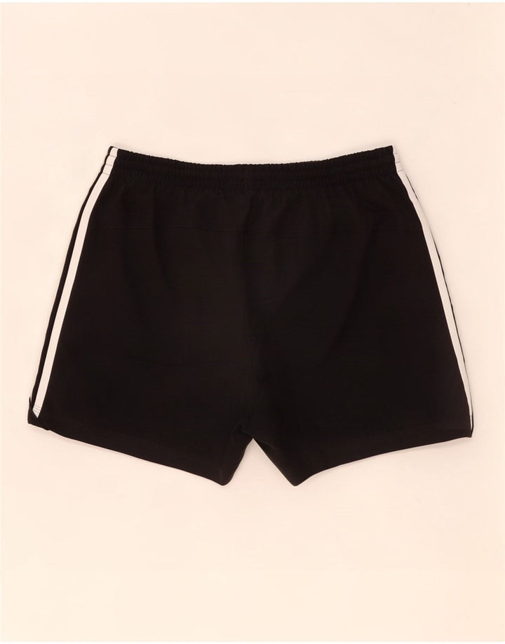 Pantaloncini sportivi da uomo Adidas medi neri in poliestere