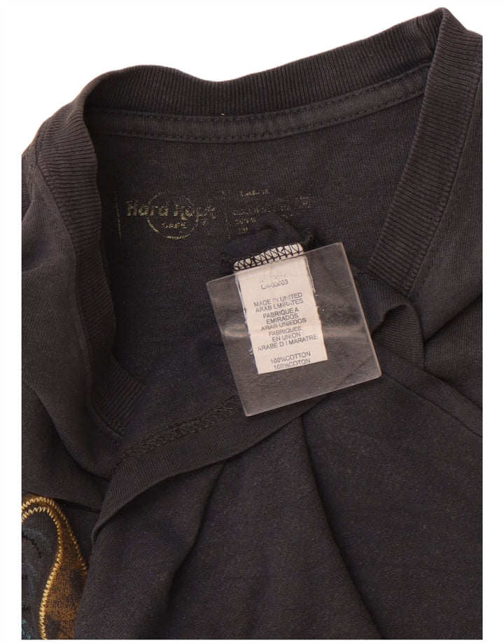 HARD ROCK T-shirt grafica da uomo Malta Top in cotone grigio medio