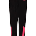 Leggings da donna Ellesse UK 16 Large Nero Colourblock Poliestere