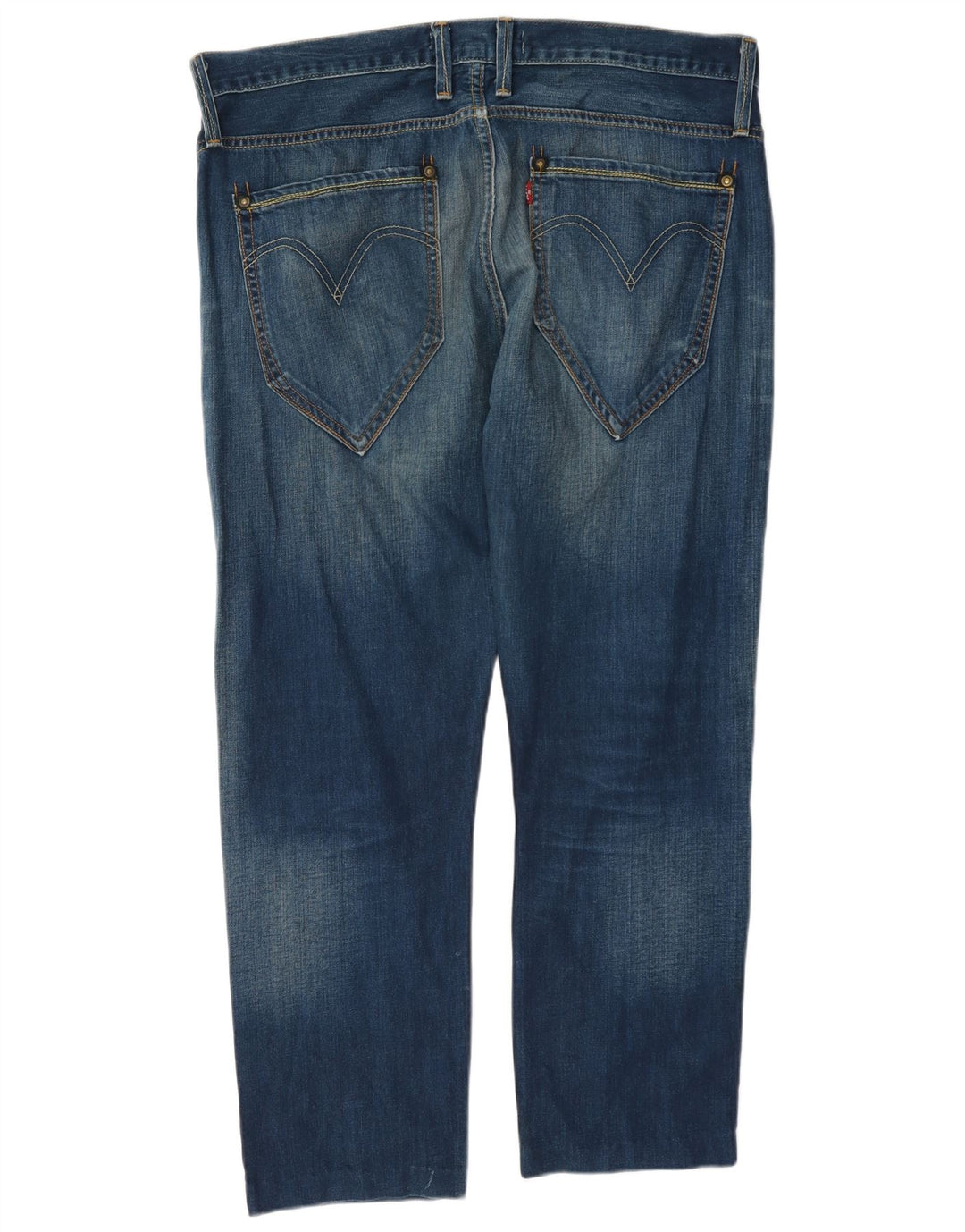 Levi's Uomo 504 Jeans dritti W36 L27 Cotone Blu