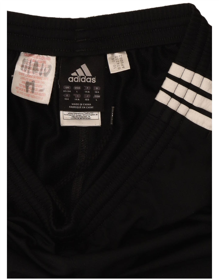 Pantaloni della tuta da ragazzo Adidas 13-14 anni Poliestere color block nero