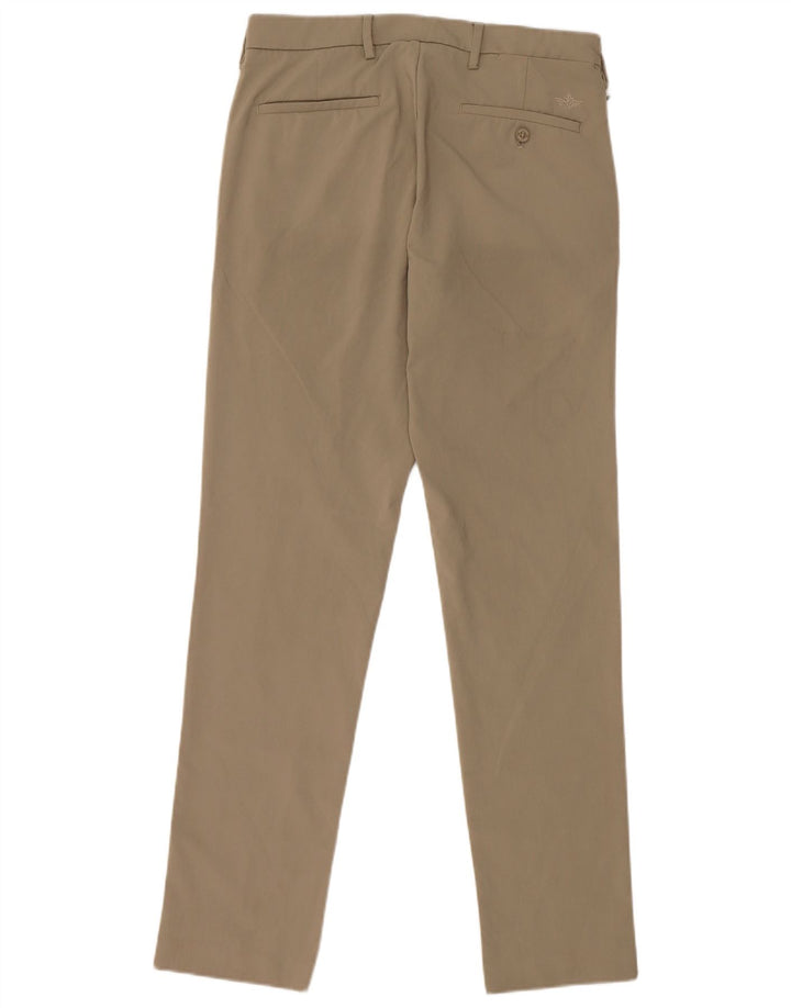 Pantaloni chino slim da uomo Dockers W29 L32 poliestere beige