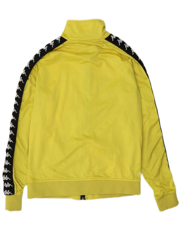 Giacca da tuta grafica da donna Kappa UK 14 Medium Yellow Colourblock