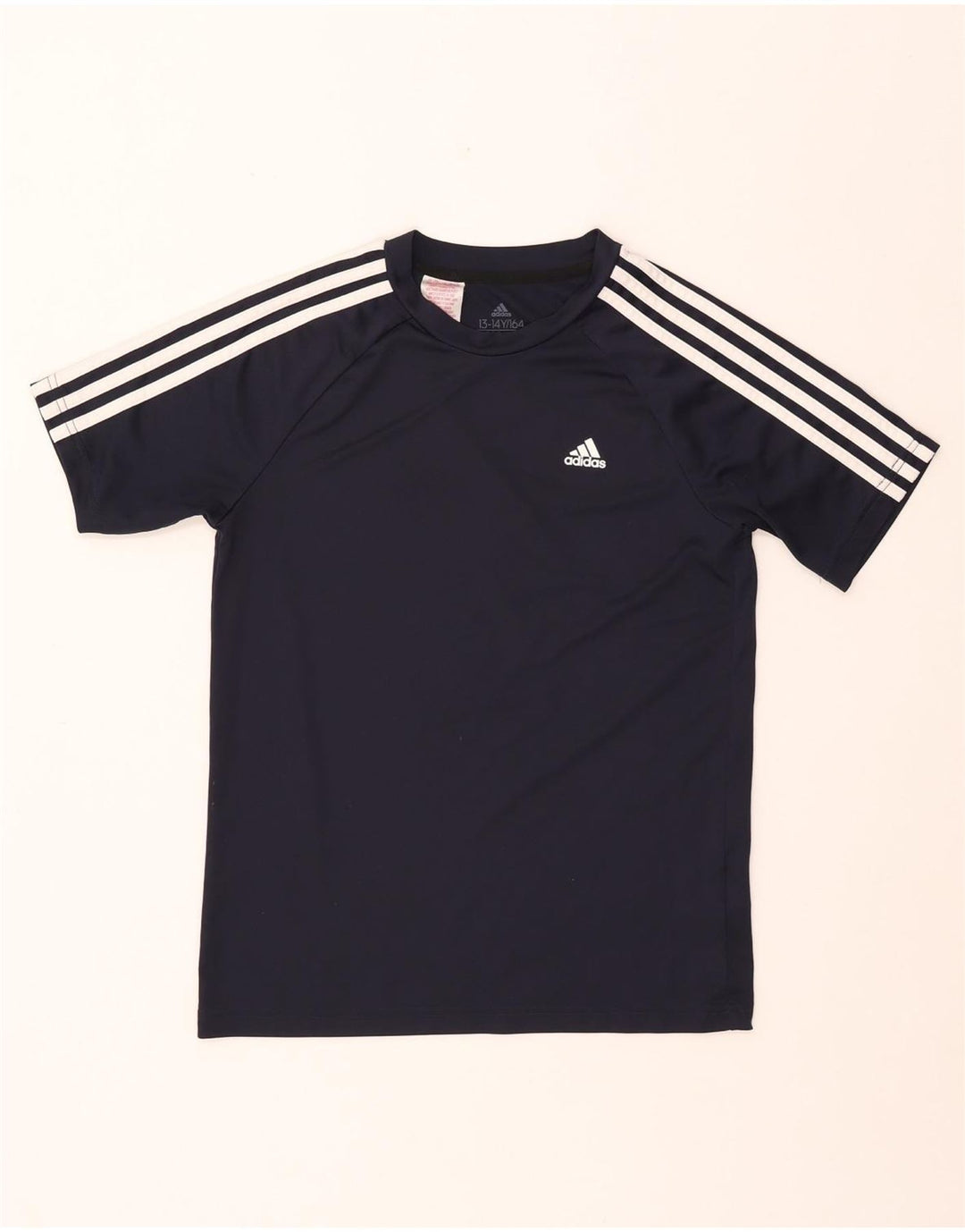 Maglietta ADIDAS Aeroready da bambino 13-14 anni in poliestere blu navy