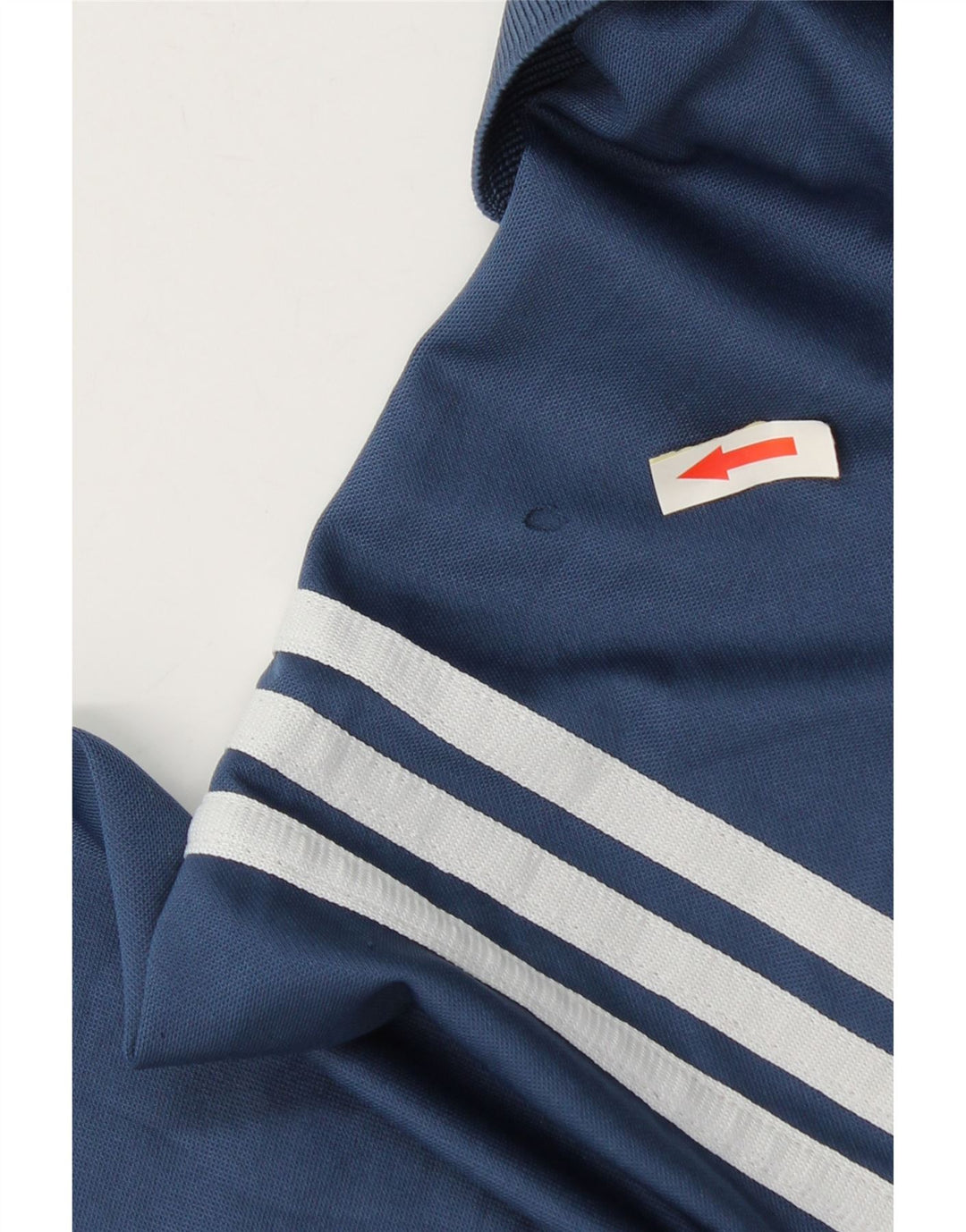 Polo Adidas Climalite da uomo XL in poliestere color block blu navy