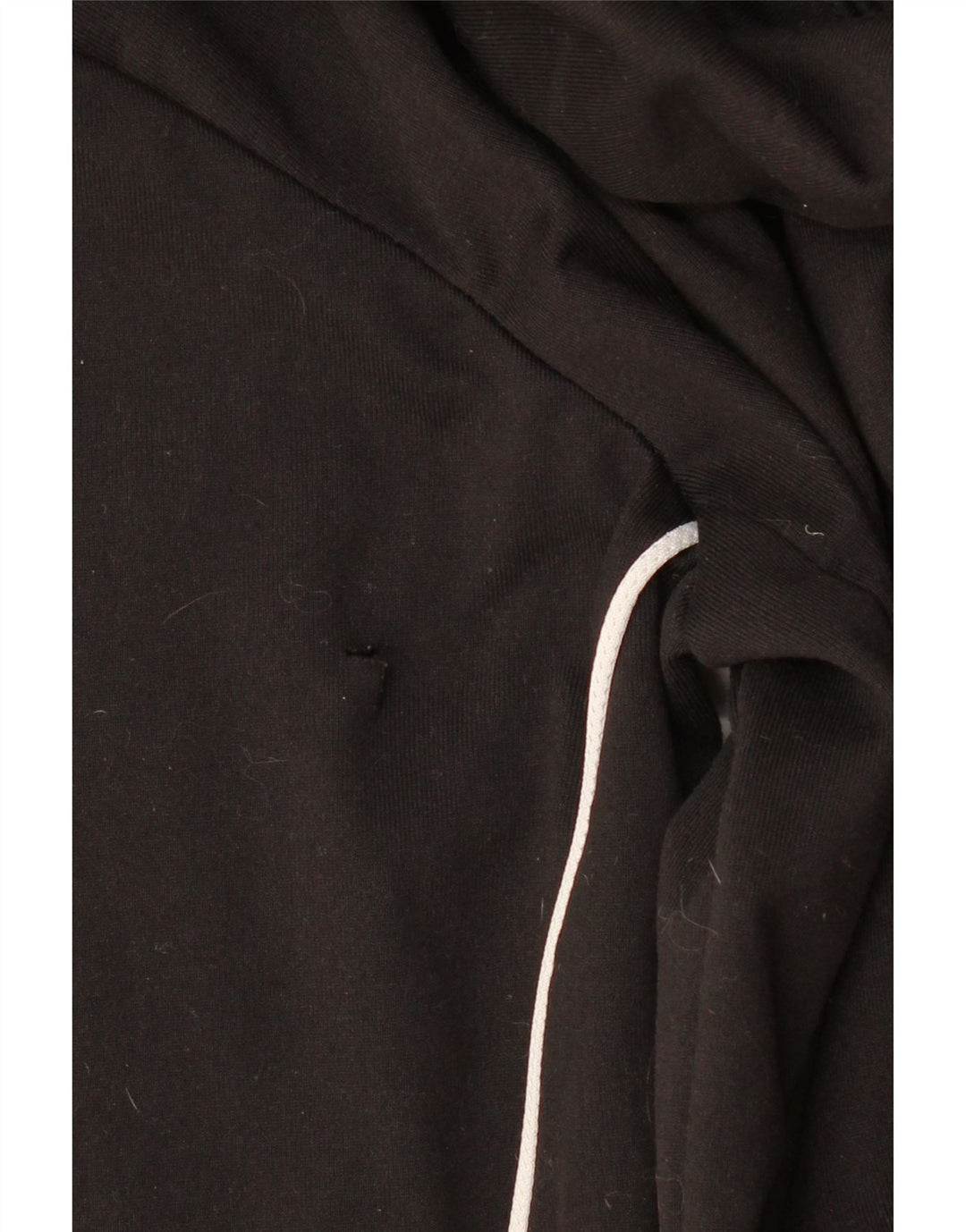 Felpa con cappuccio e zip Adidas Aeroready da uomo piccola in poliestere nero