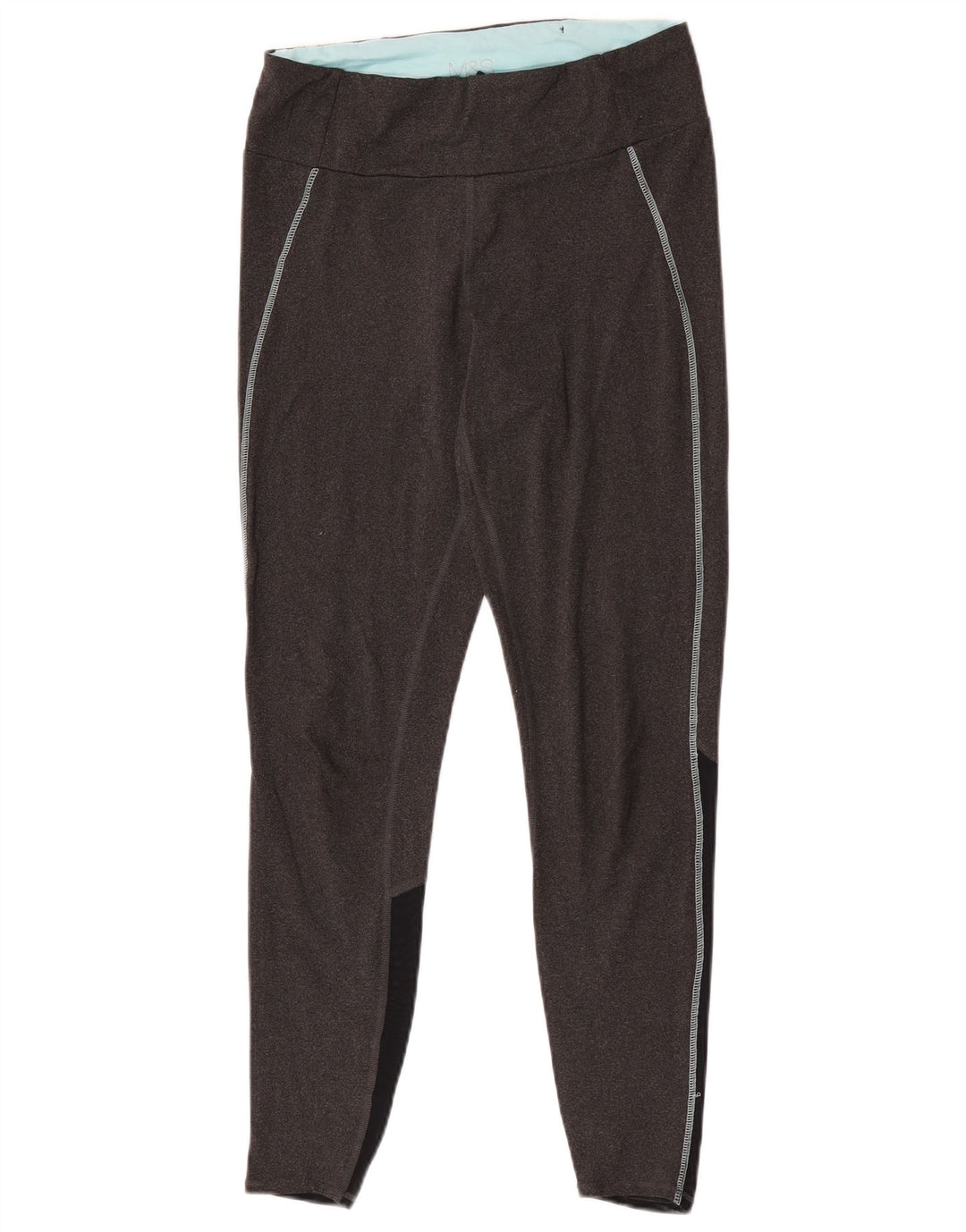 Leggings da donna Marks & Spencer UK 12 Poliestere color block grigio medio