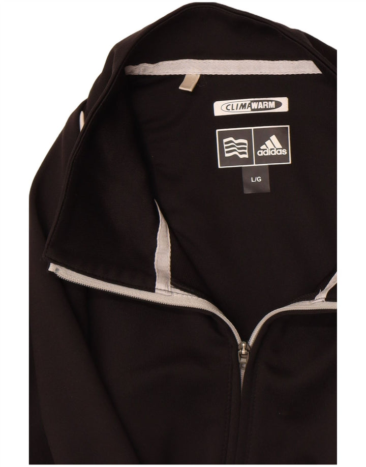 Giacca da ginnastica Adidas Climawarm da donna UK 16 grande nera