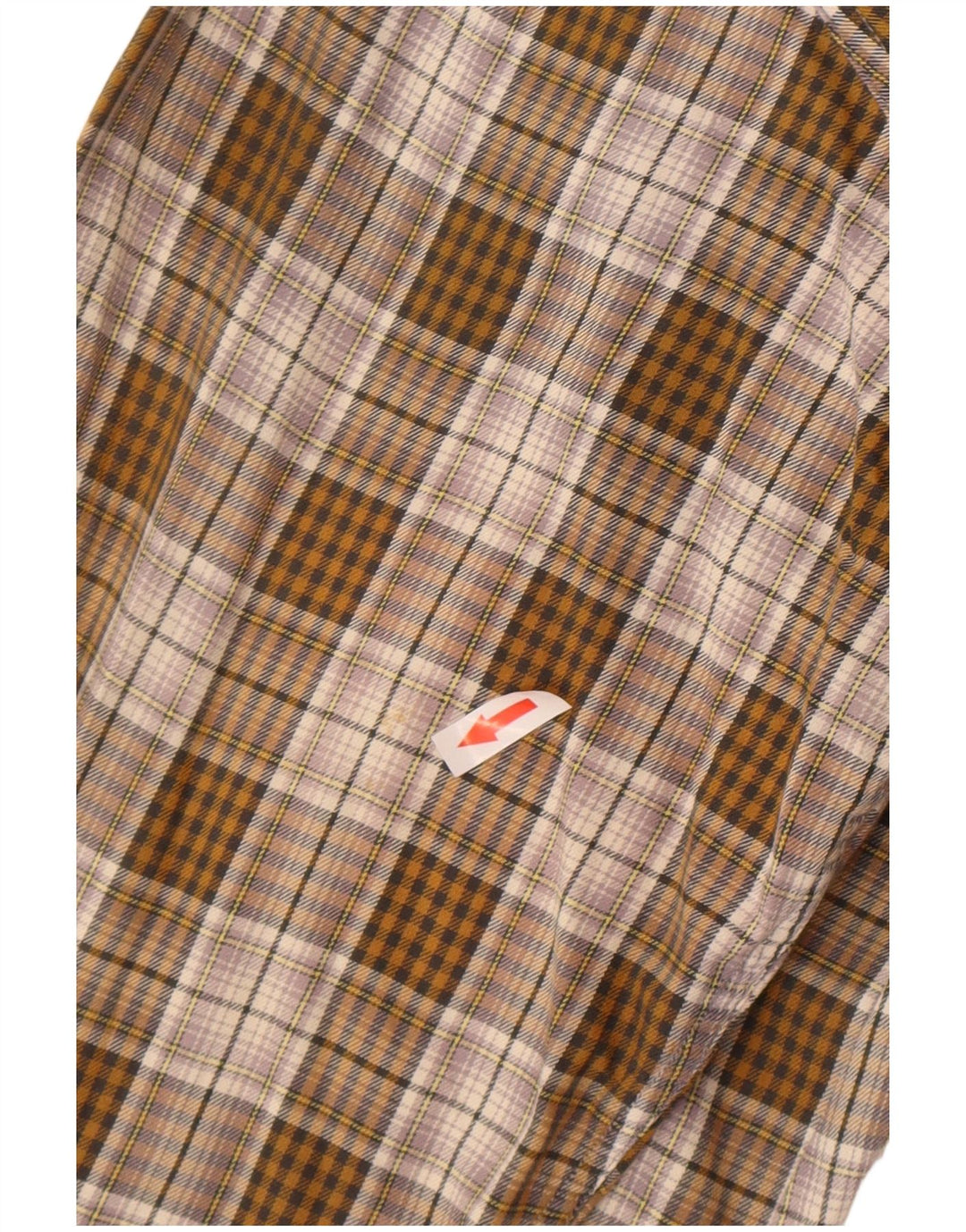 Camicia di flanella da uomo Wrangler XL a quadri marroni