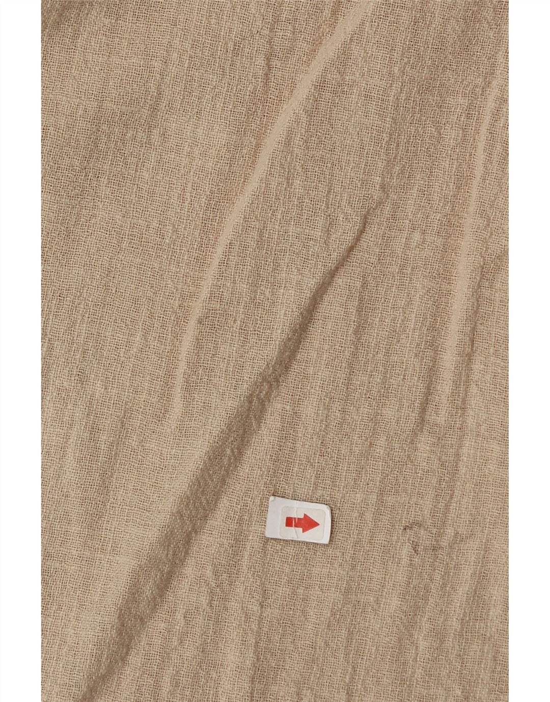 Camicia oversize da donna Zara UK 6 XS in cotone beige