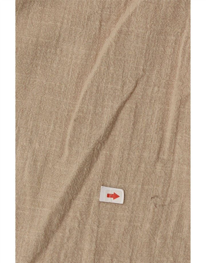 Camicia oversize da donna Zara UK 6 XS in cotone beige