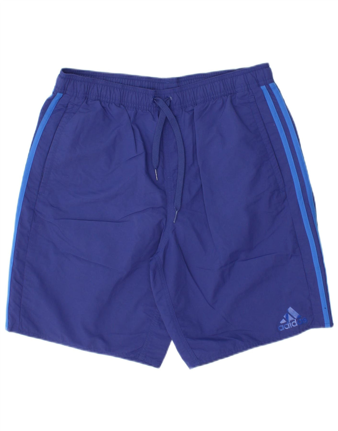 Pantaloncini da bagno da uomo Adidas in nylon blu medio