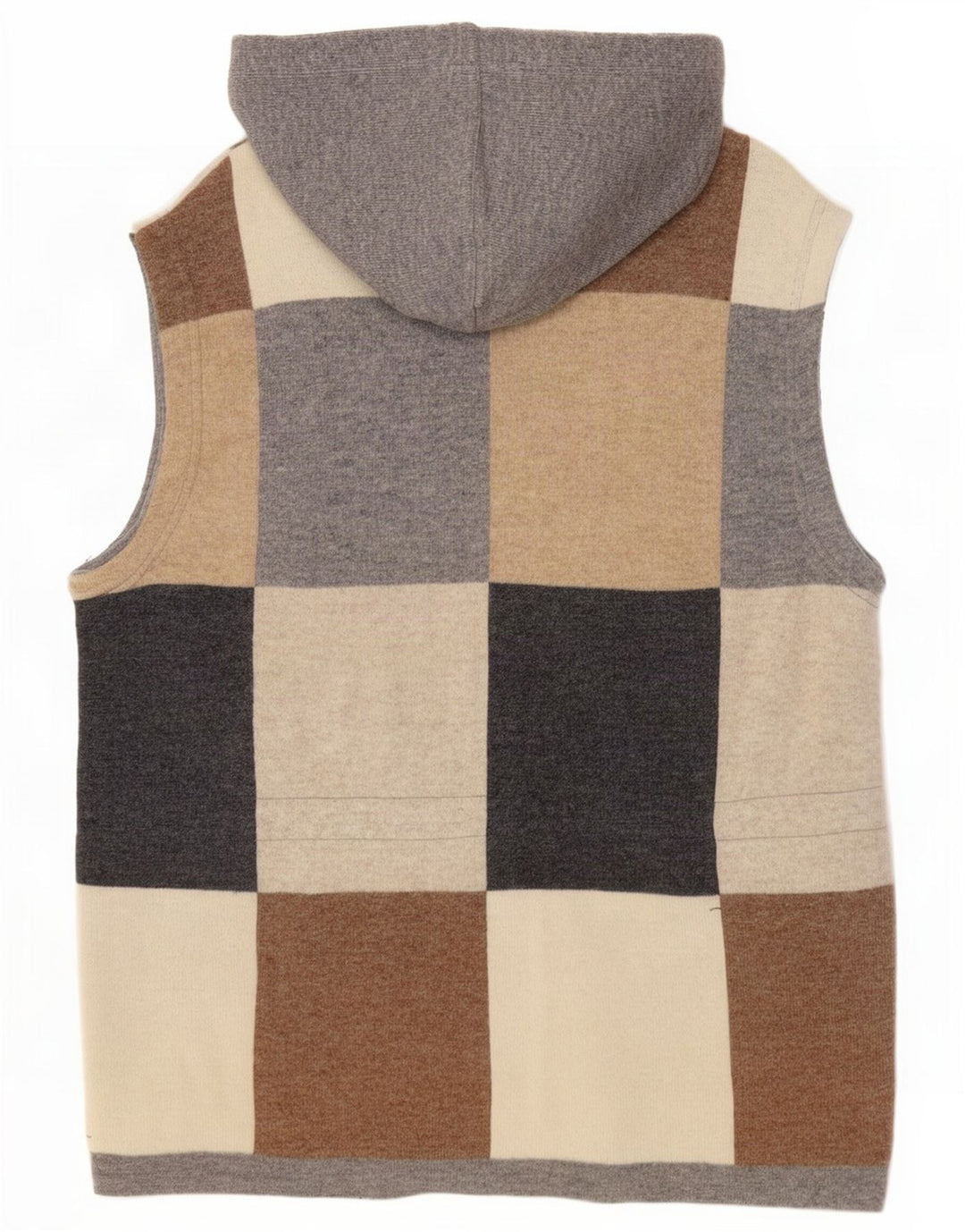 Roberta Puccini Maglione cardigan con cappuccio da donna UK 16 grande multicolore