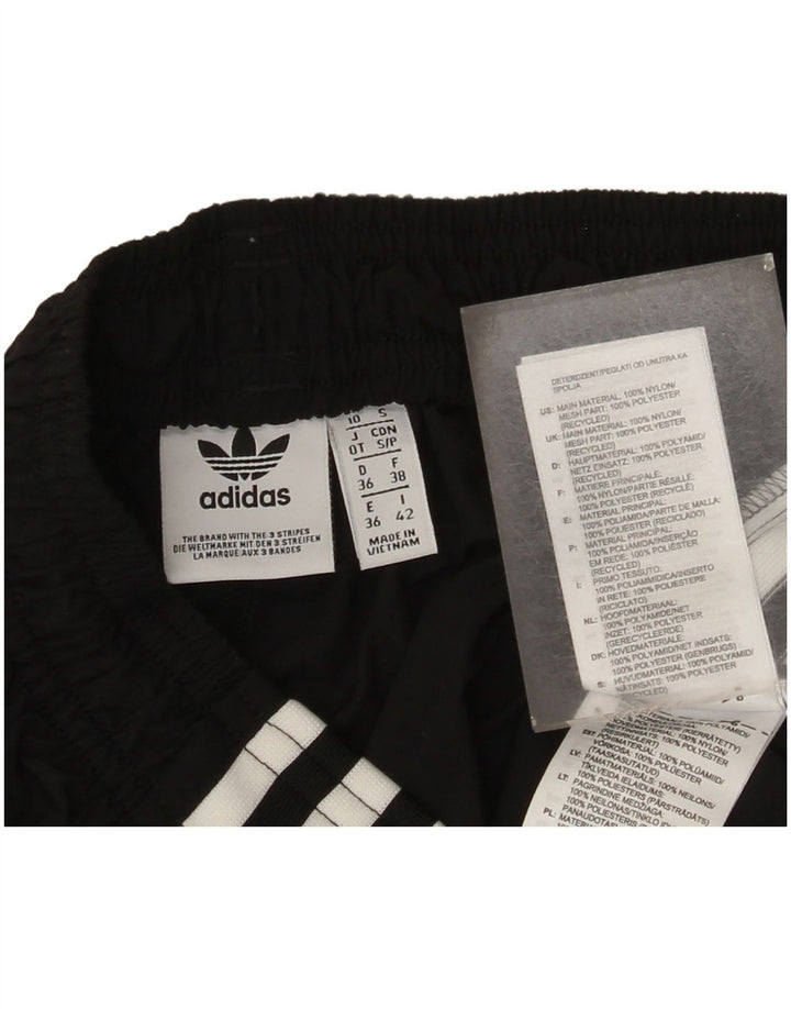 Pantaloncini sportivi da donna Adidas UK 10 piccoli nylon nero