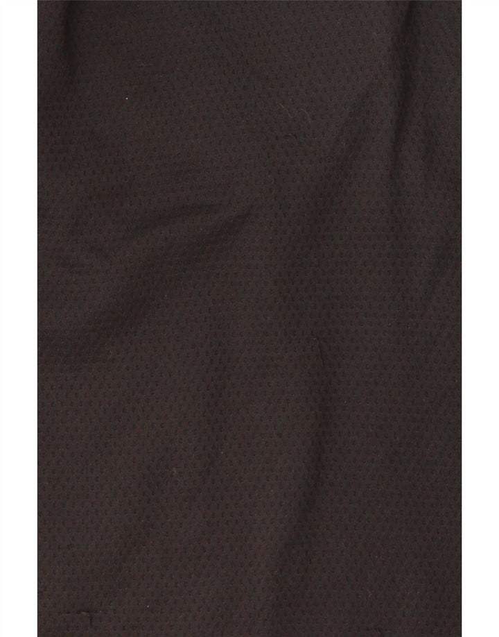Pantaloncini sportivi grafici da uomo Champion grandi in poliestere color block nero
