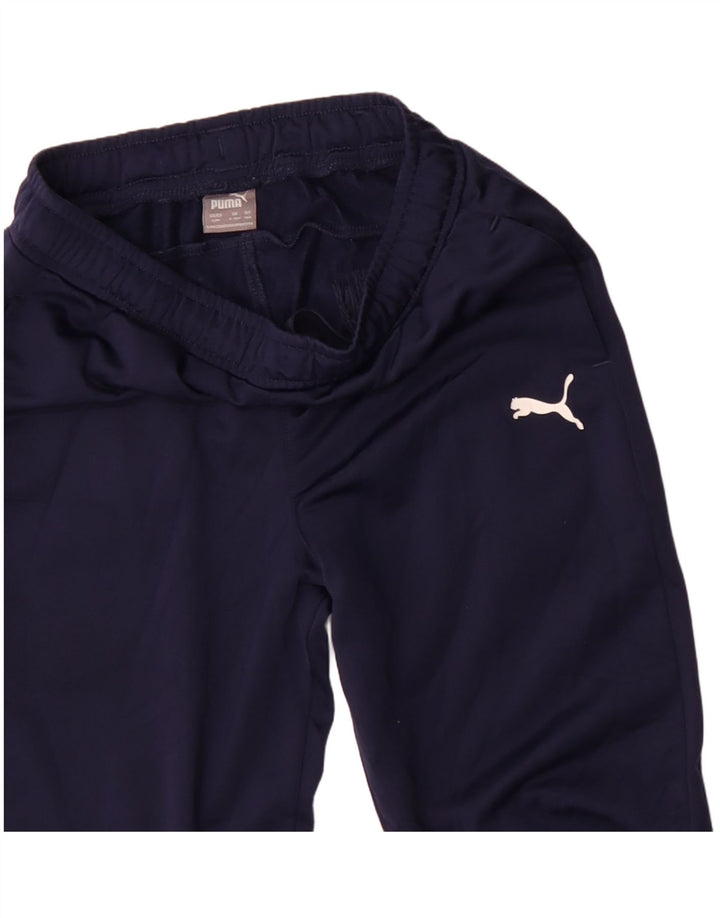 Pantaloni da tuta da ragazzo Puma 9-10 anni Small Blu Navy Poliestere