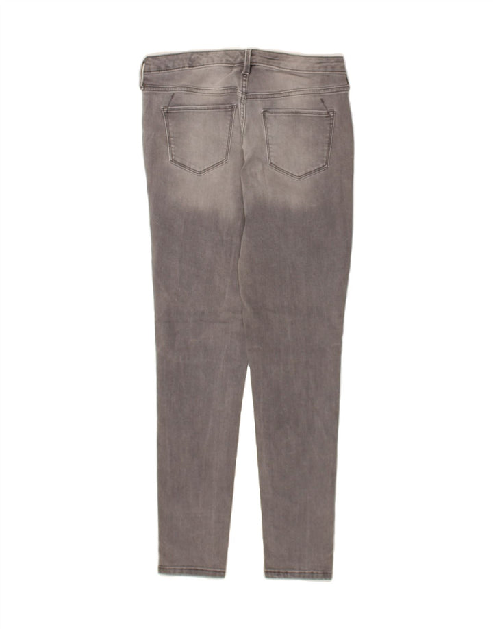 MOSSIMO Womens Mid Rise Skinny Jeans US 6 Medium W28 L30 Grey Cotton Vintage Mossimo and Second-Hand Mossimo from Messina Hembry 