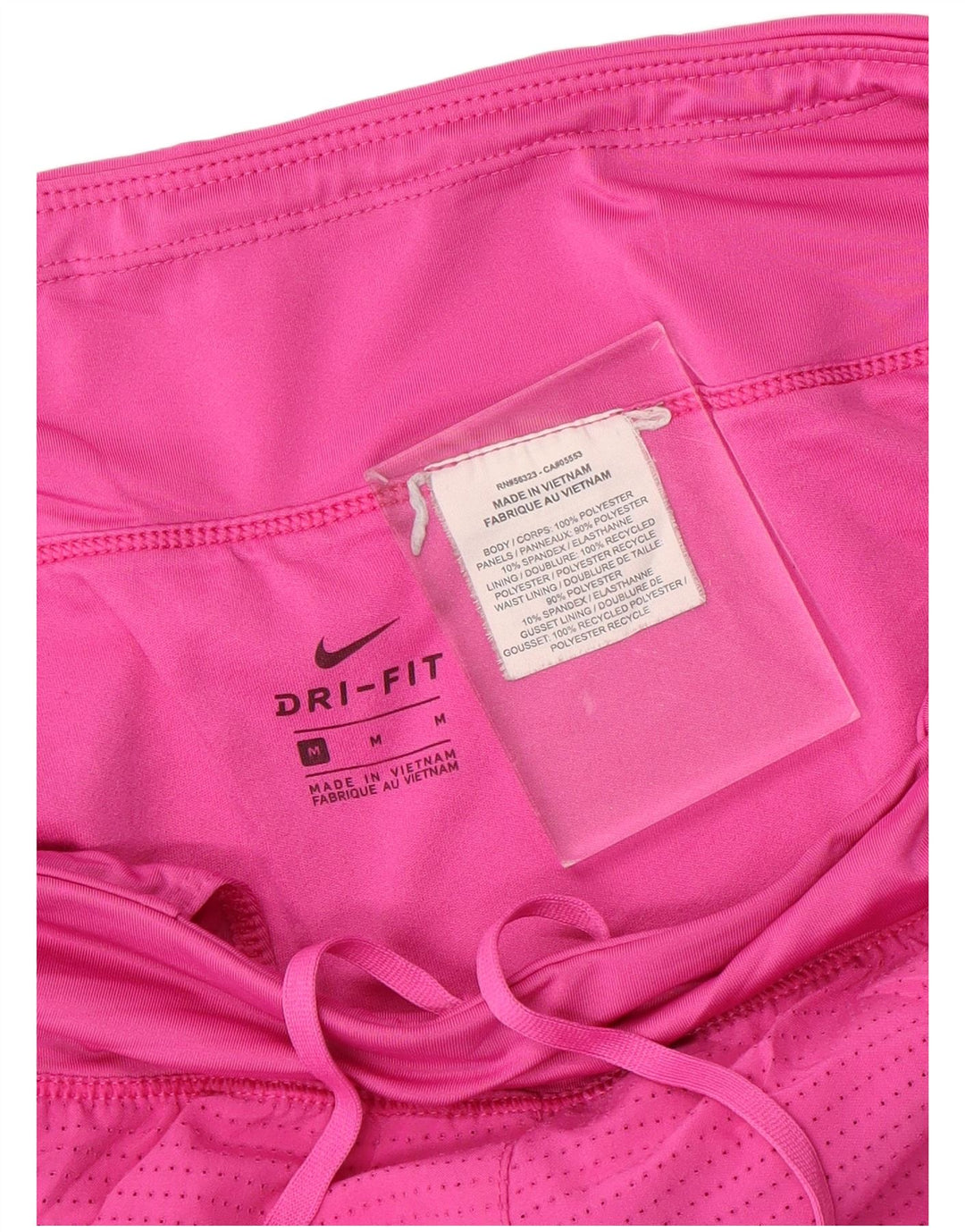 Pantaloncini sportivi NIKE Dri Fit da donna UK 14 poliestere rosa medio