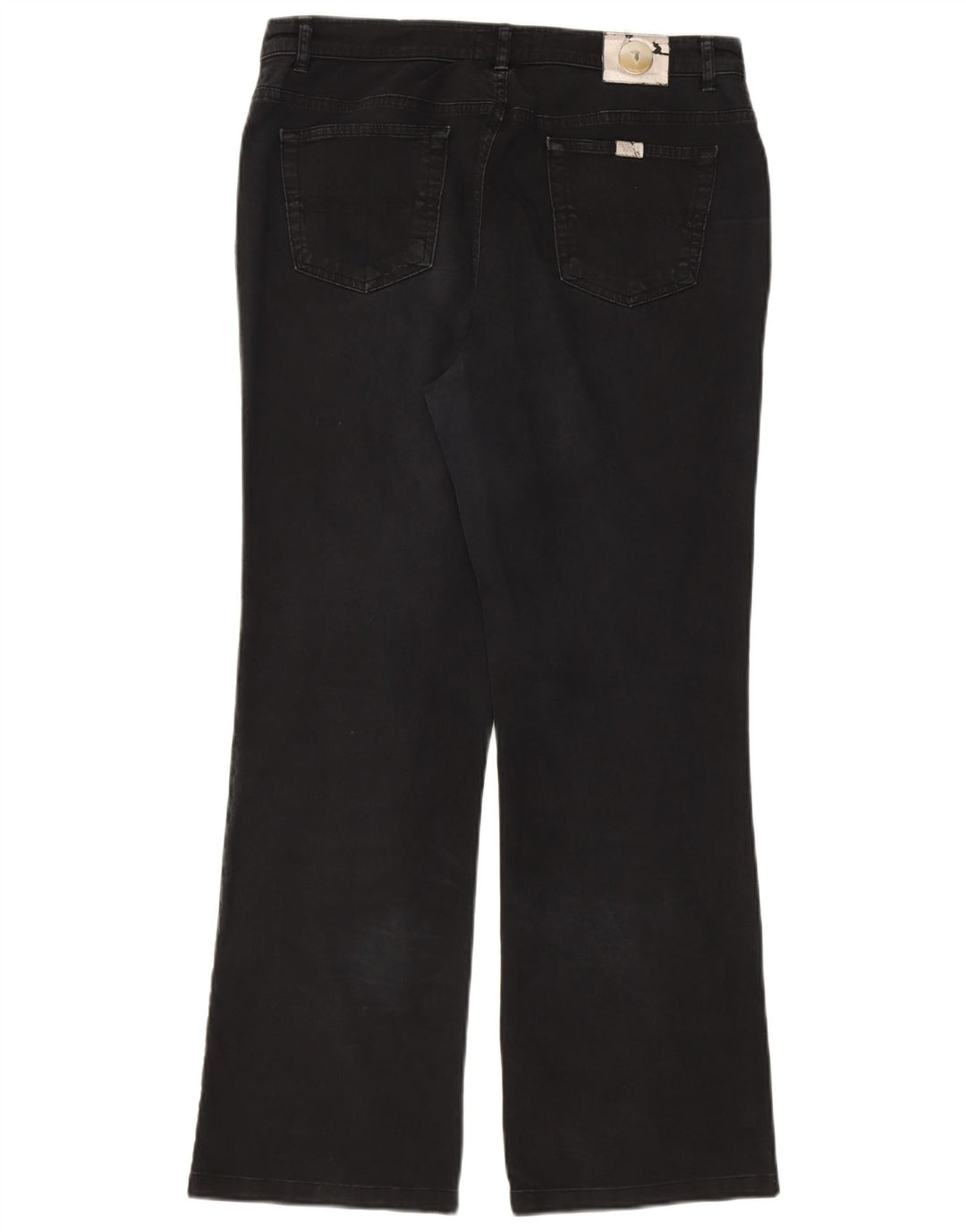 TRUSSARDI Mens Bootcut Casual Trousers W34 L29 Navy Blue