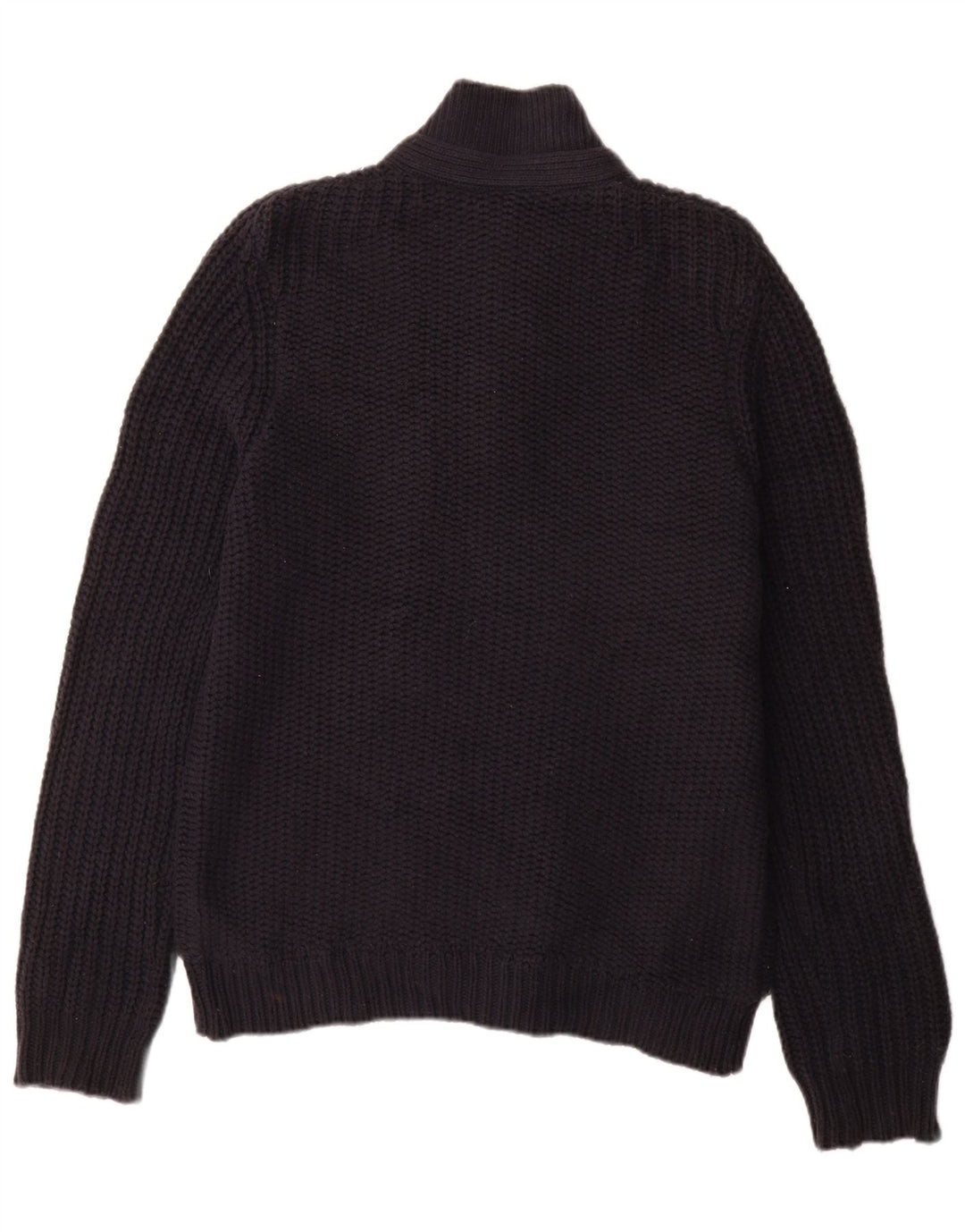 Maglione cardigan da uomo TED BAKER taglia 4 grande cotone blu navy