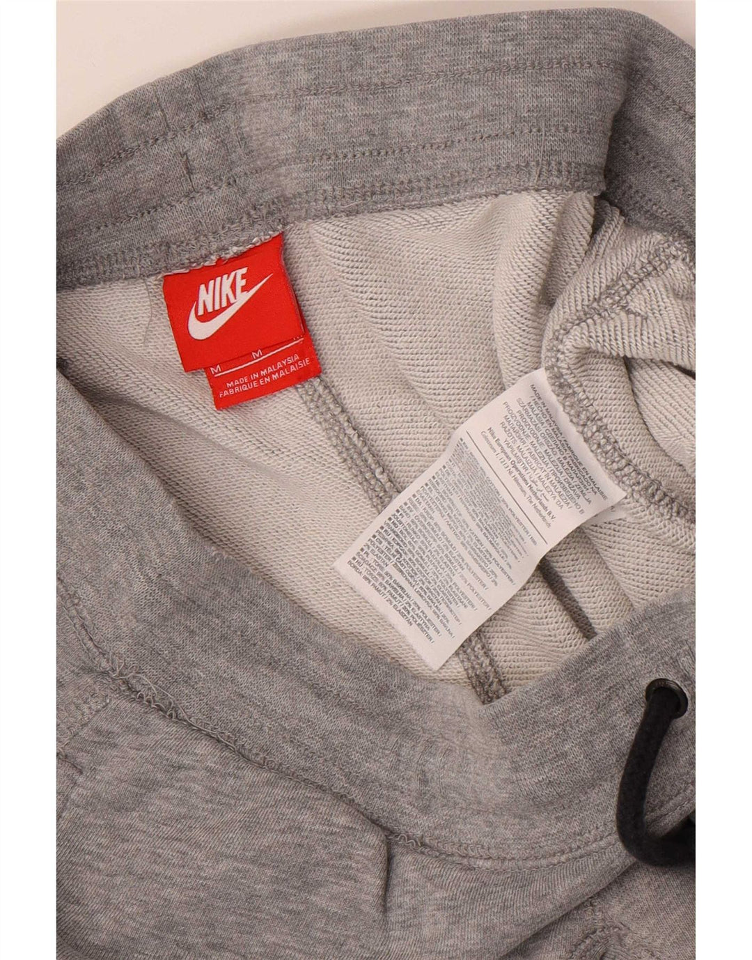 Pantaloni da tuta con grafica Nike da uomo, pantaloni da jogging, cotone grigio medio