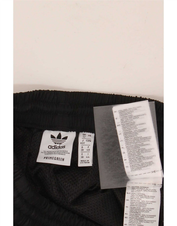 Pantaloncini sportivi Adidas da donna UK 12 Medium Nero Poliammide