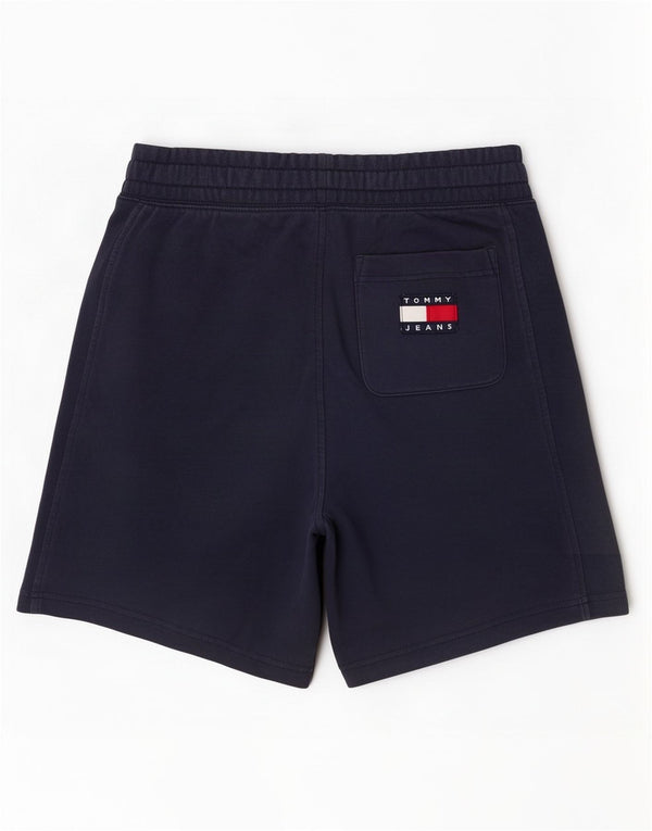 Pantaloncini sportivi grafici da uomo Tommy Hilfiger piccoli in cotone blu navy