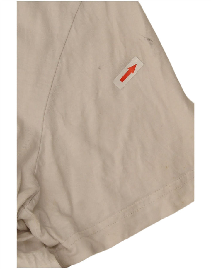 Puma T-shirt grafica da uomo grande in cotone bianco