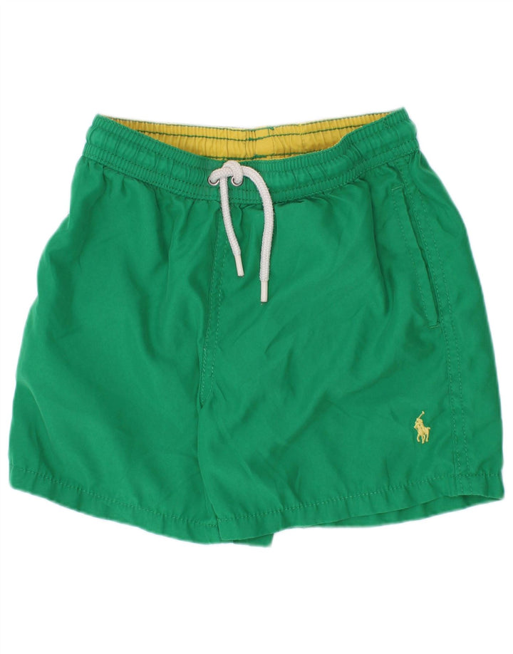Pantaloncini da bagno per ragazzi Polo Ralph Lauren 5-6 anni in poliestere verde