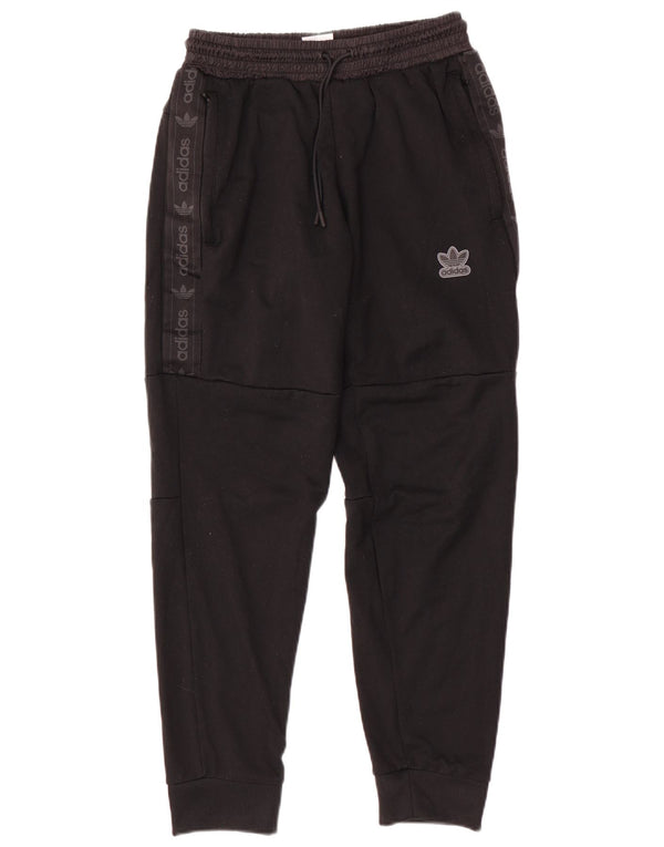 Pantaloni da tuta grafica da uomo Adidas Joggers medio poliestere nero
