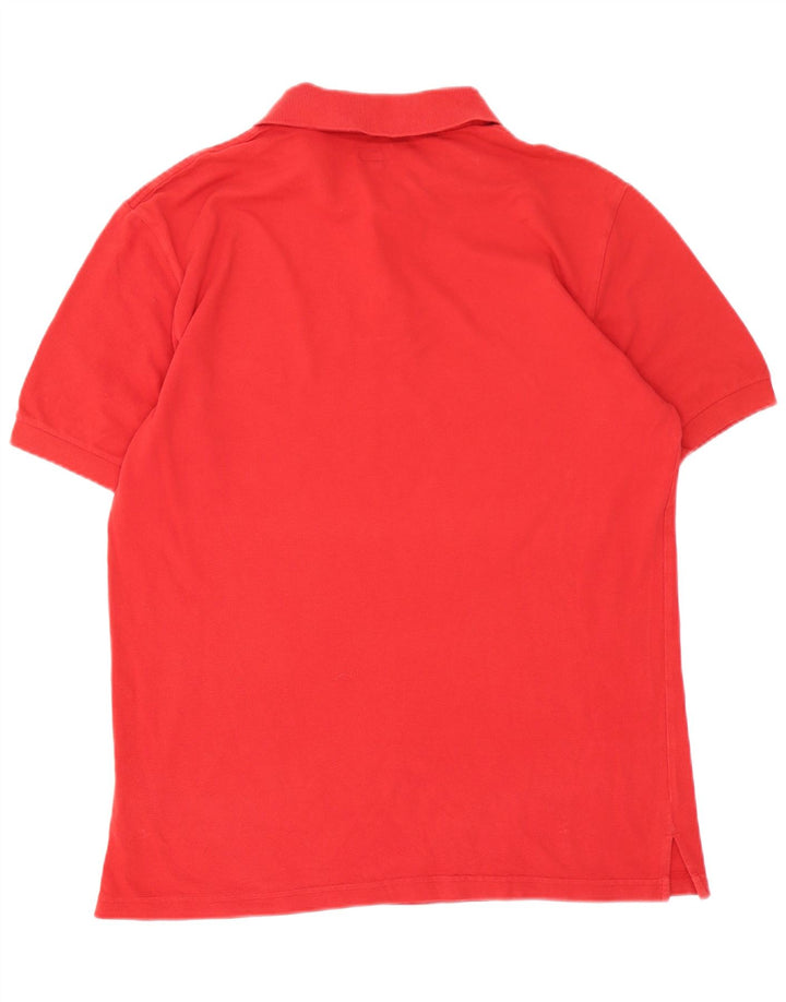 Polo Armani Jeans Uomo Large Rossa In Cotone