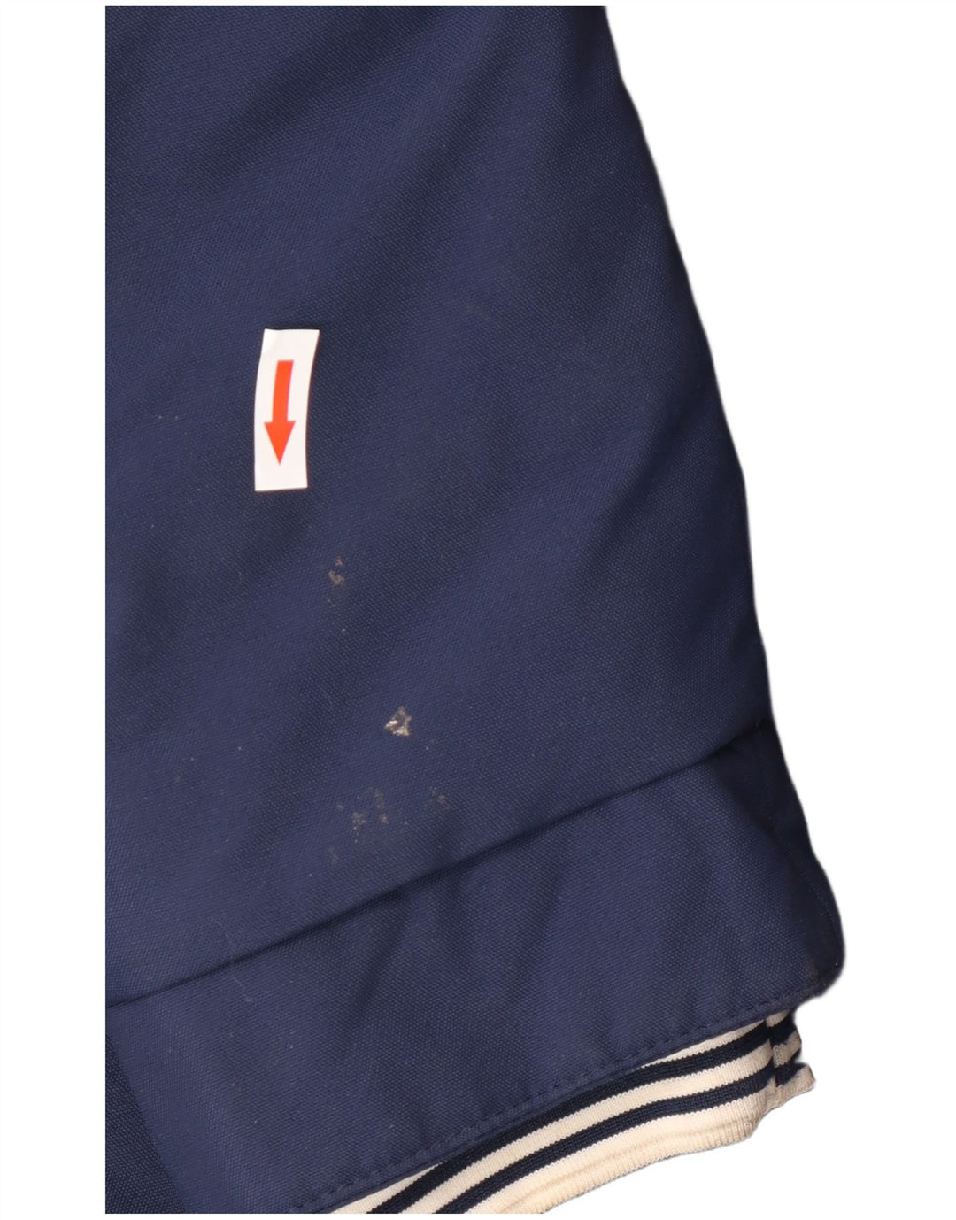 Cappotto imbottito con cappuccio da uomo Adidas UK 40 grande poliestere blu navy