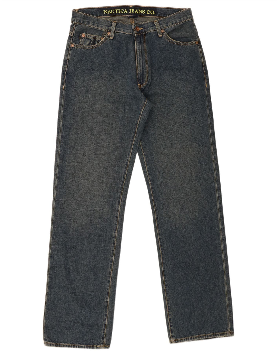 Jeans dritti da uomo Nautica W30 L32 cotone blu