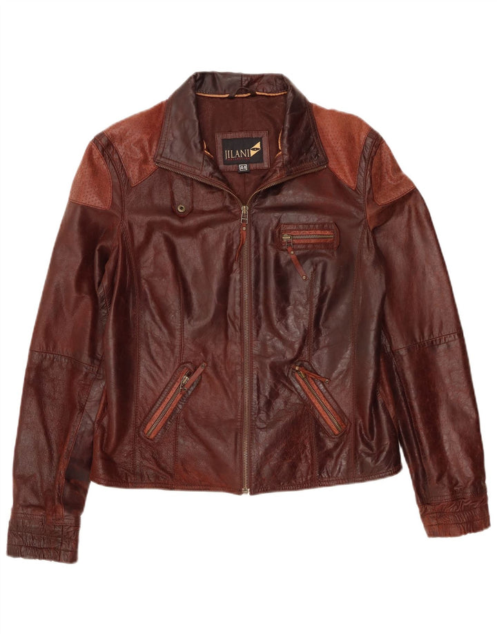 Giacca in pelle da donna Jilani IT 44 Pelle bordeaux media
