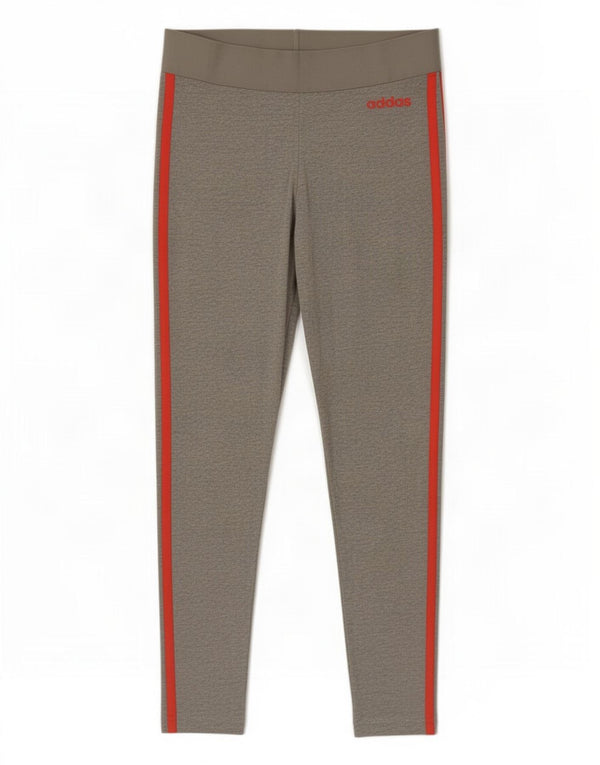 Leggings Adidas da donna UK 8/10 Piccolo cotone chiazzato grigio