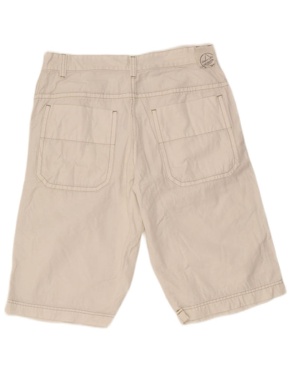 Pantaloncini cargo da uomo Murphy & Nye W32 cotone bianco medio