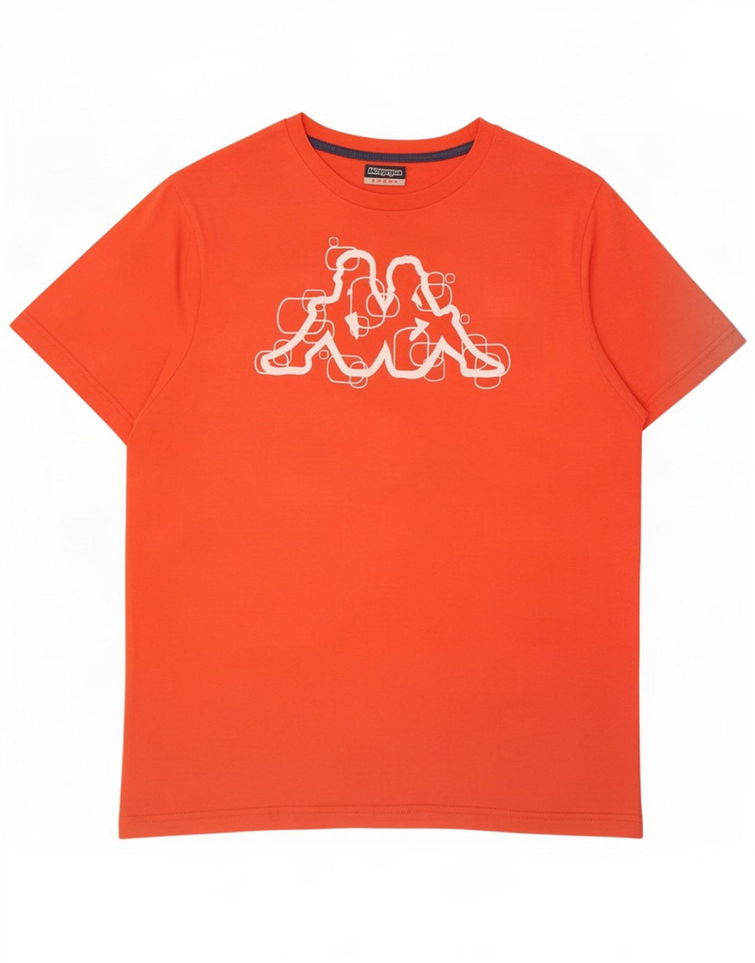 T-shirt grafica da uomo Kappa Top Large arancione