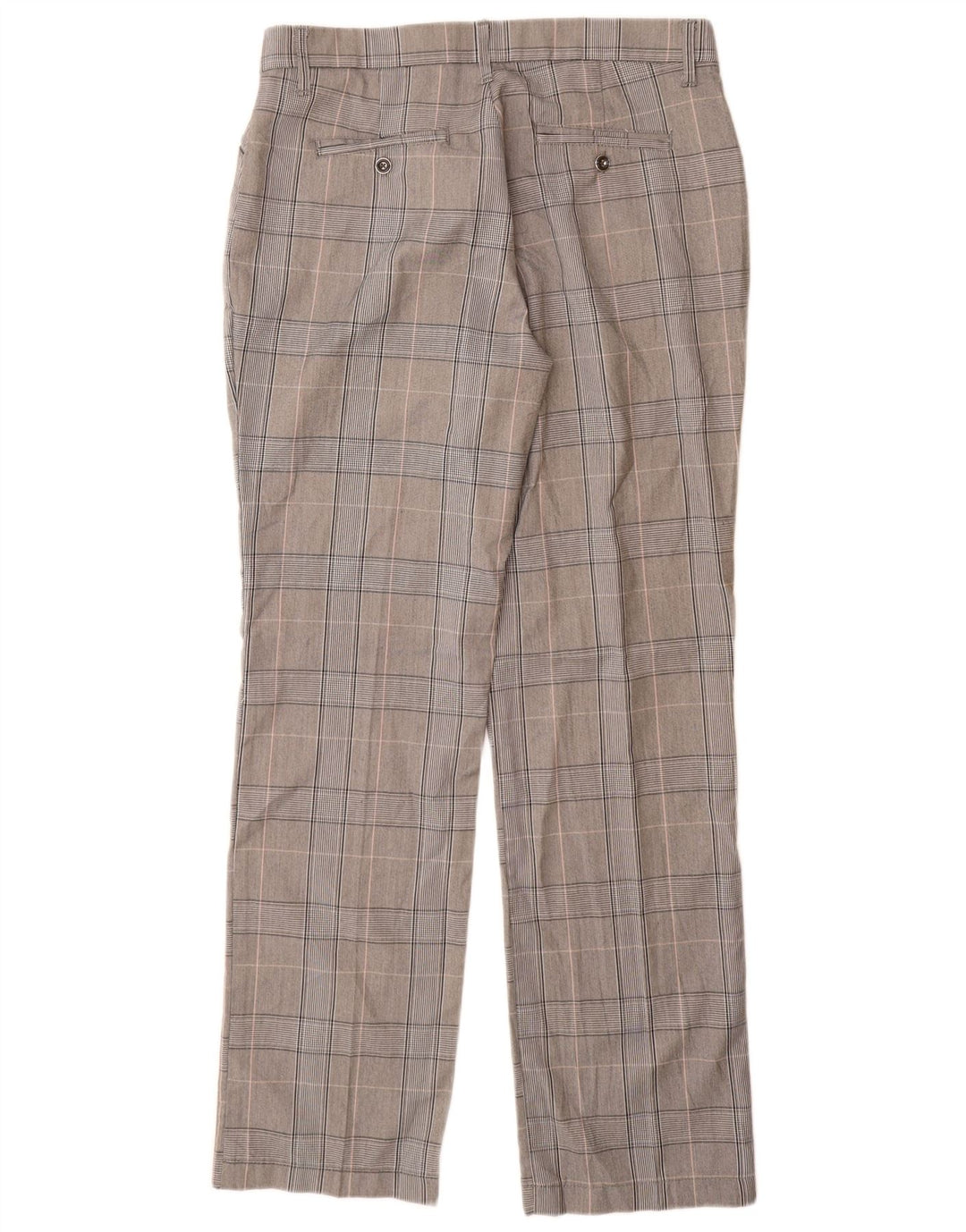 Pantaloni casual da donna a vita media Lee US 12 Large W32 L32 poliestere grigio