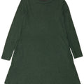 Abito maglione a maniche lunghe da donna Marks & Spencer UK 8 piccolo poliestere verde