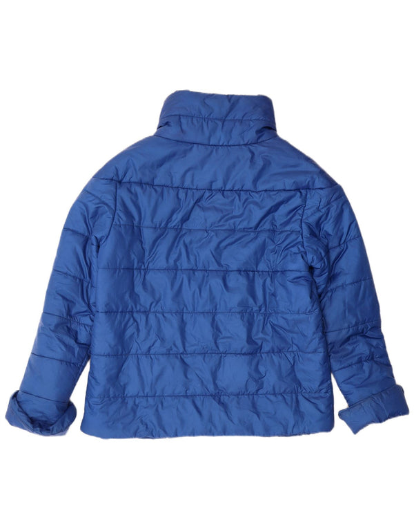 CAVALLI Giacca Imbottita Donna IT 46 Large Blu Poliestere