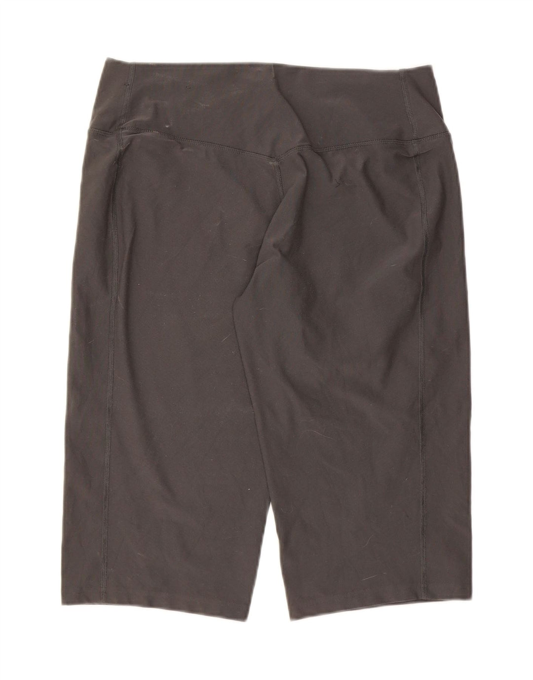 NIKE Womens Dri Fit Bermuda Sport Shorts UK 14 Large Grey Polyester
