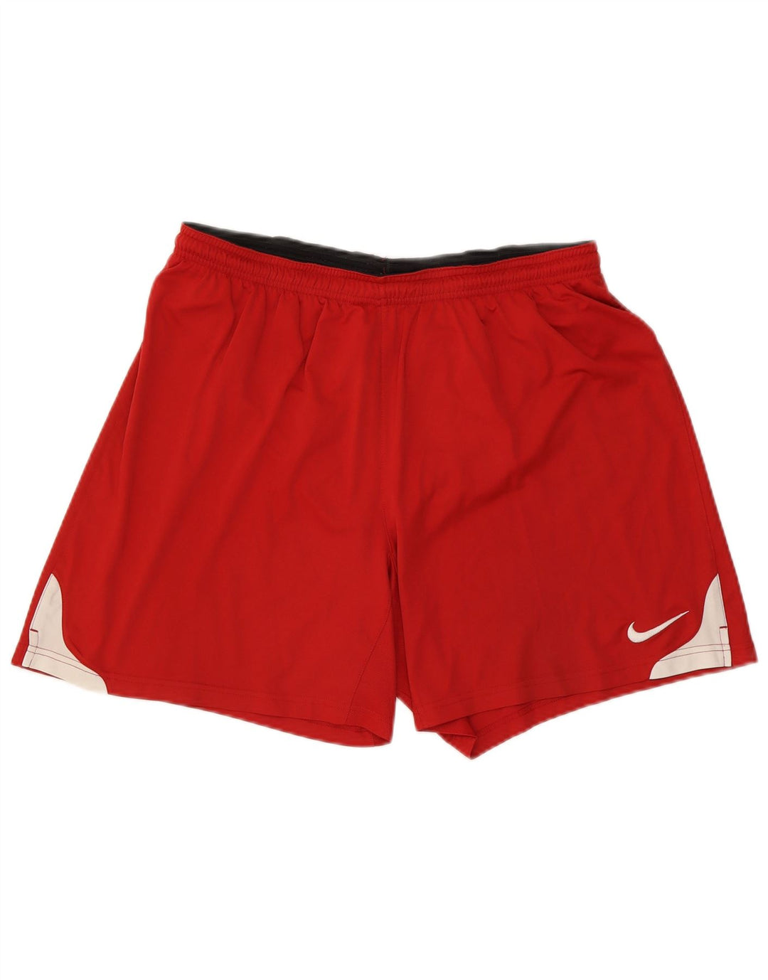 Pantaloncini sportivi Nike Dri Fit da uomo XL rosso in poliestere color block